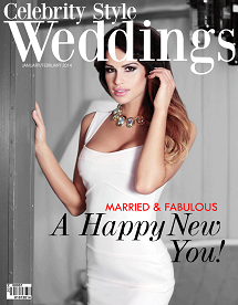 Celebrity Style Weddings Magazine Cover January-February 2014