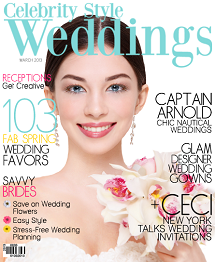Celebrity Style Weddings Magazine March 2013 Cover