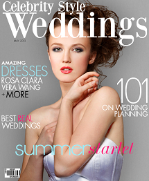 Celebrity Style Weddings Magazine May 2013 Cover