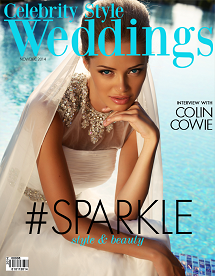 Celebrity Style Weddings Magazine November - December 2014 Cover