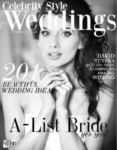 Celebrity Style Weddings Magazine September - October 2014 Cover